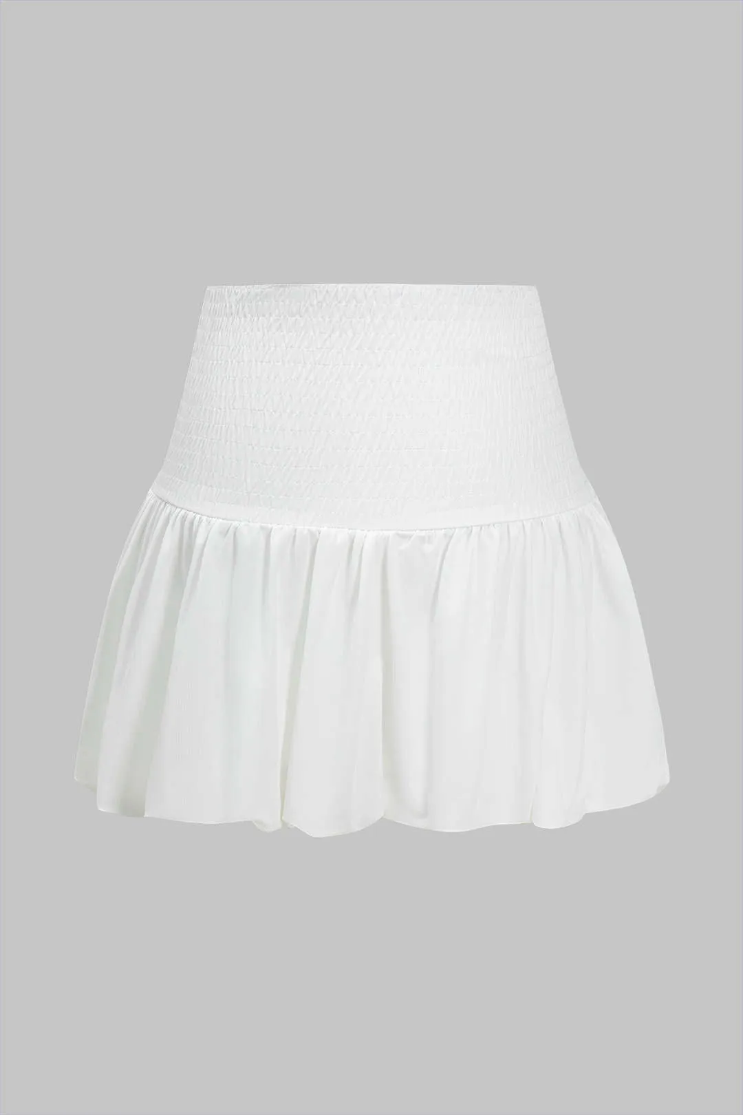 Ruched asymmetrisk en skulder top og nederdel sæt sold by Micas product image thumbnail 5