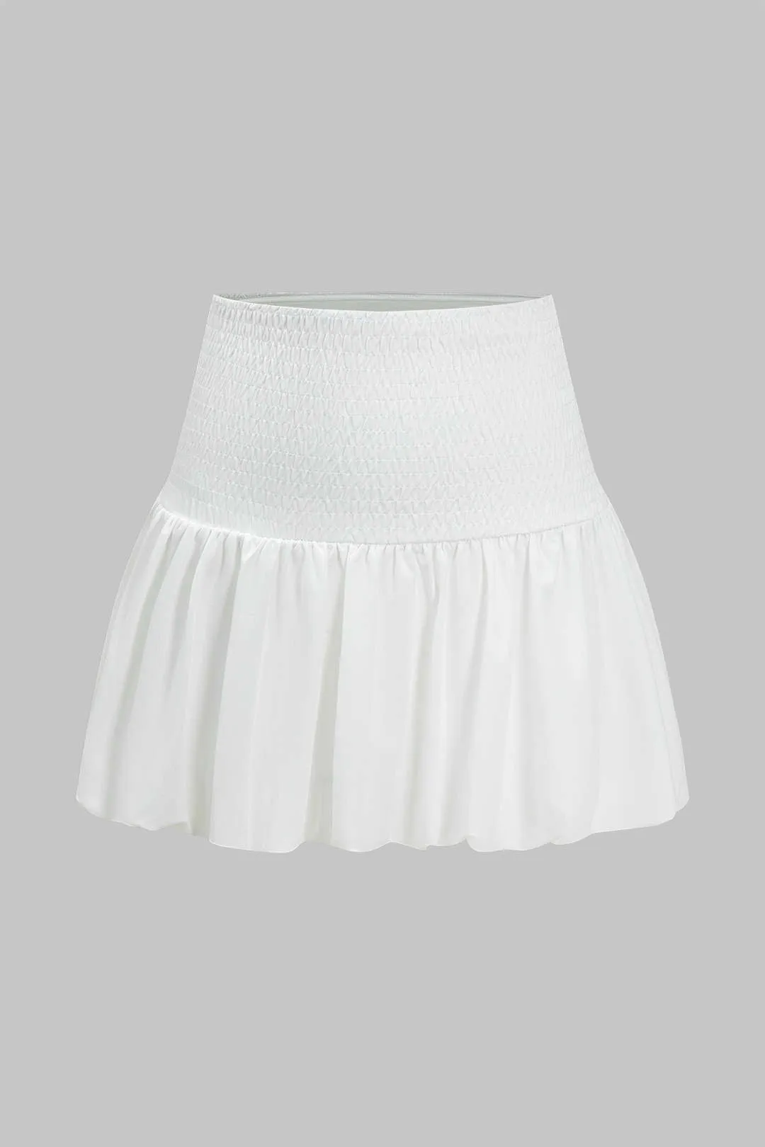 Ruched asymmetrisk en skulder top og nederdel sæt sold by Micas product image thumbnail 4