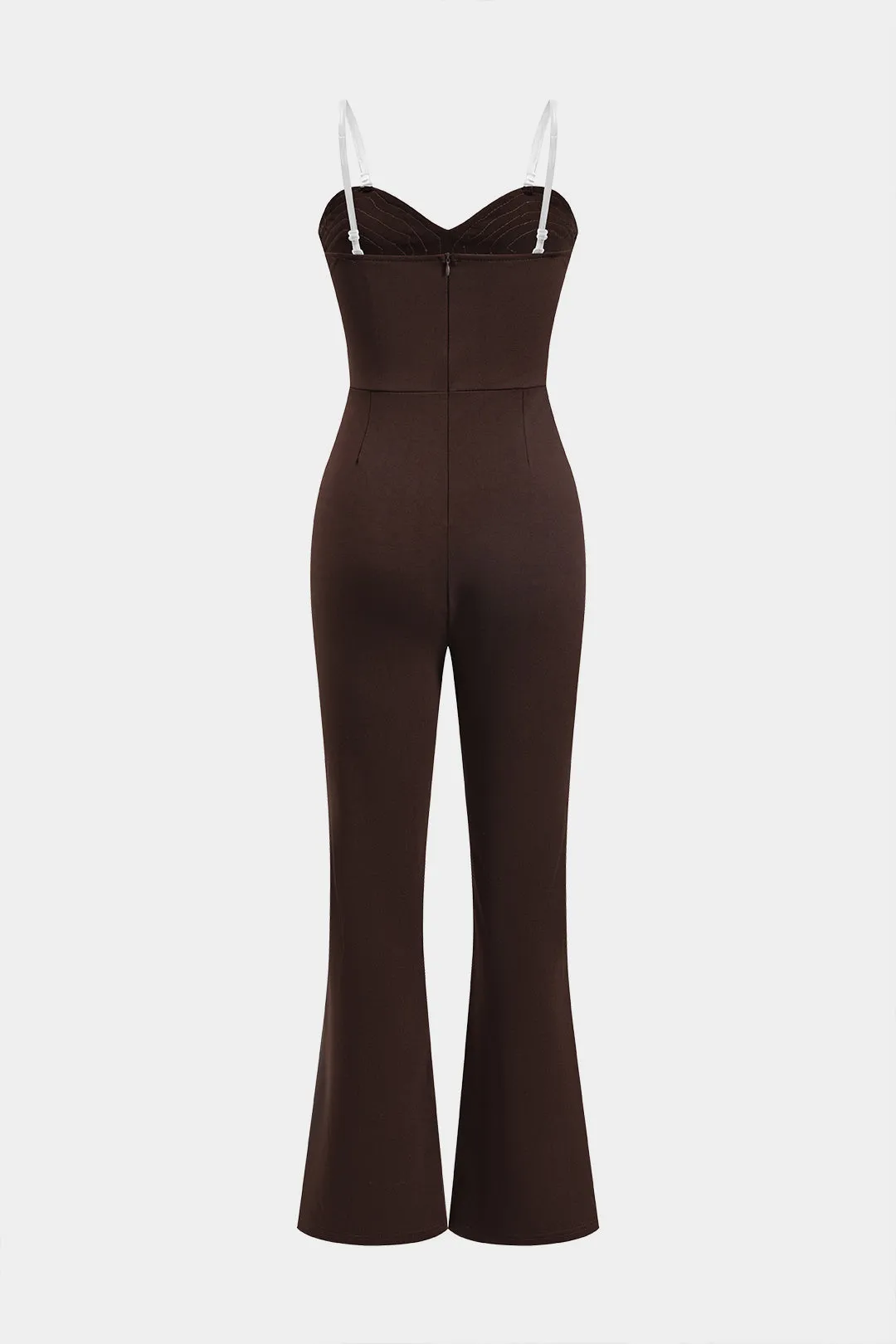 Kontrast udskåret lynlås slip jumpsuit sold by Micas product image thumbnail 2