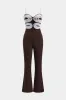 Kontrast udskåret lynlås slip jumpsuit sold by Micas
