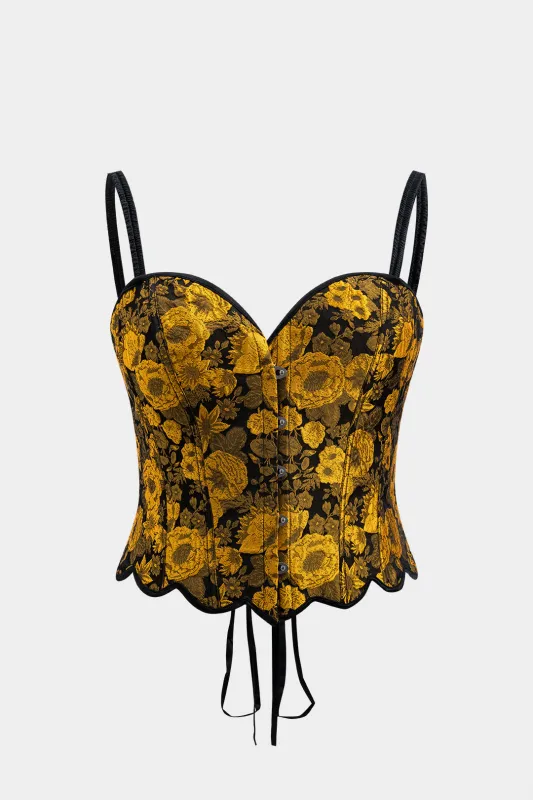 Plus størrelse jacquard slips tilbage cami top sold by Micas