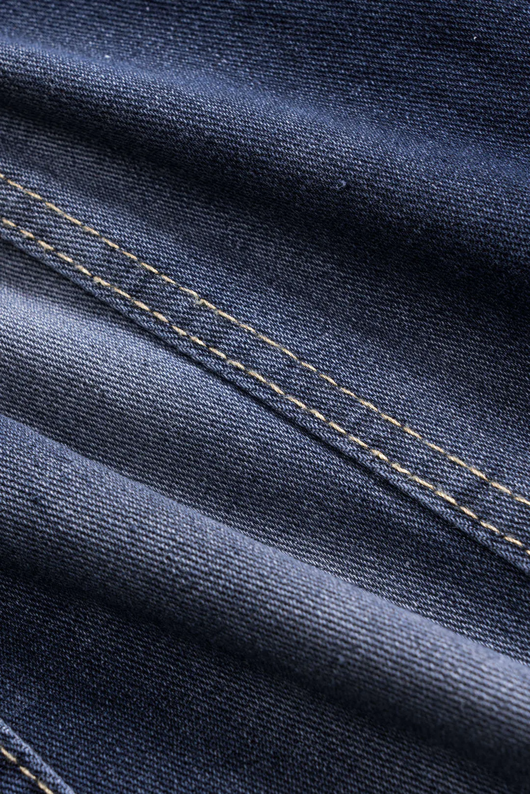 Denim broderi knap lomme brede ben jeans sold by Micas product image thumbnail 4