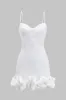 Mesh lynlås bustier korset slip mini kjole sold by Micas