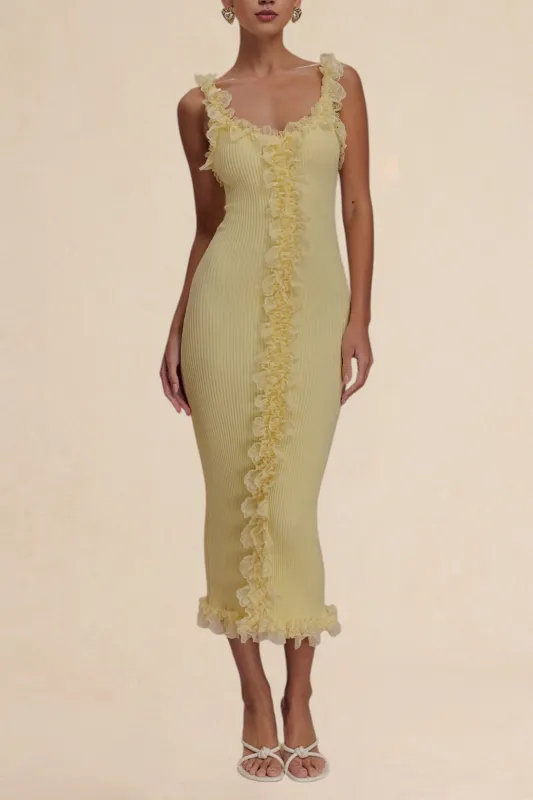 Strik blonder kammusling Ærmeløs kjole sold by Micas