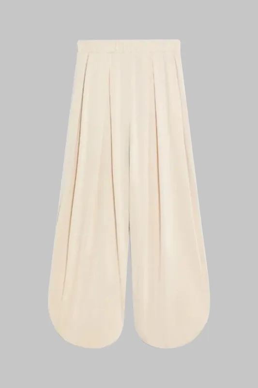 Satin Ruched Wide Leg Trousers sold by Micas