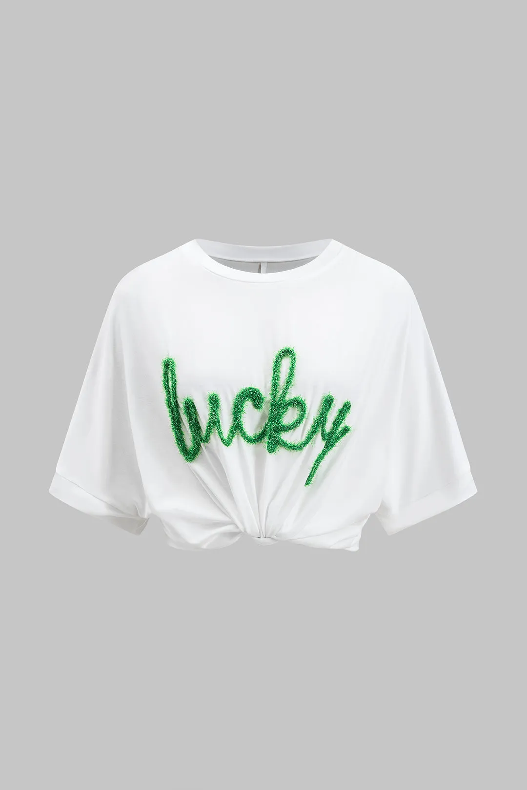 Sequin kortærmet t-shirt sold by Micas