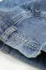 Denim vaskede knap brede ben jeans sold by Micas