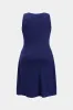 Plus størrelse ruched twist knude ærmeløs mini kjole sold by Micas