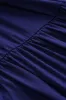 Plus størrelse ruched twist knude ærmeløs mini kjole sold by Micas