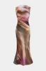 Ombre Print Mesh Sleeveless Maxi Dress sold by Micas