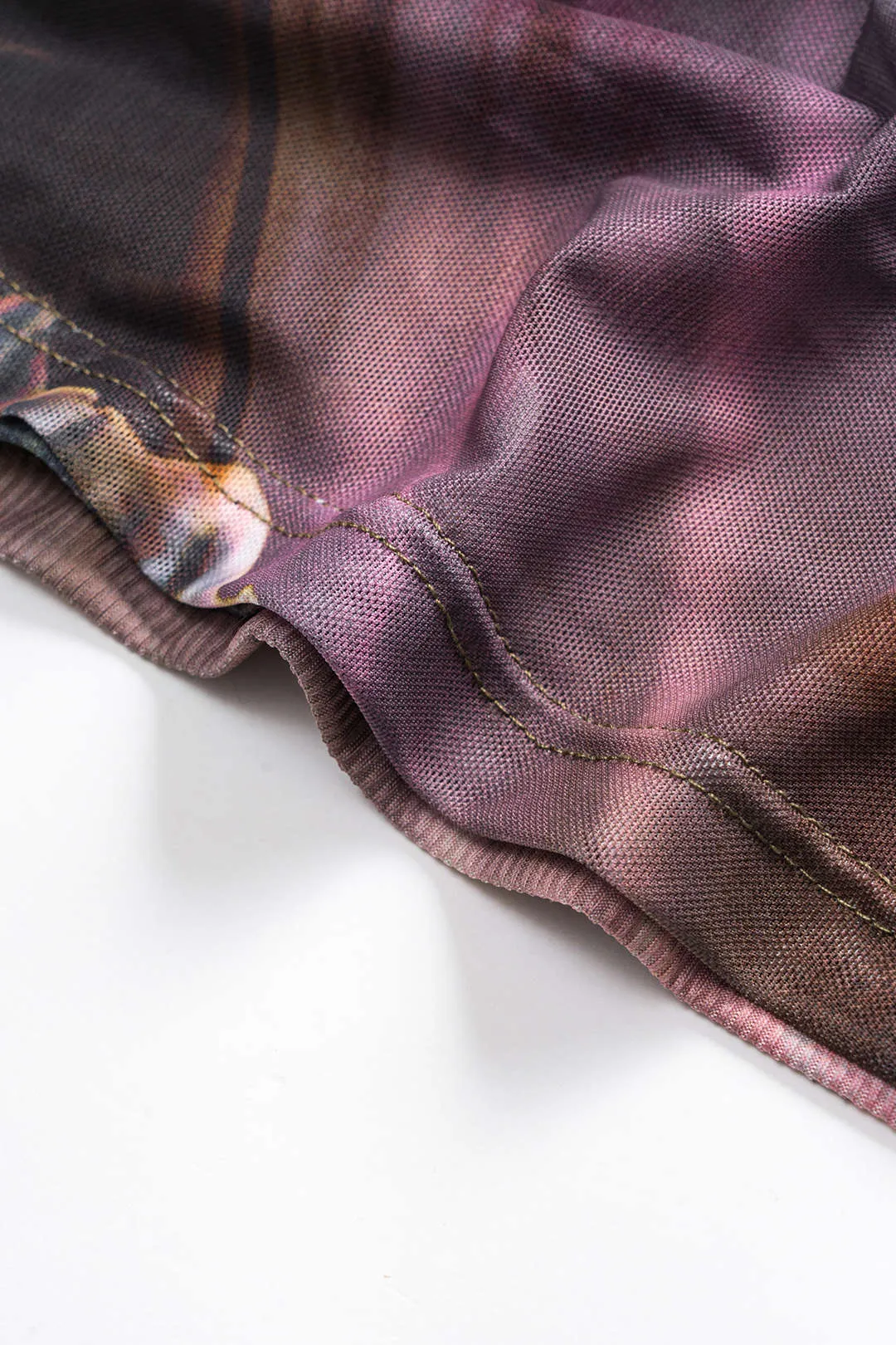 Ombre Print Mesh Sleeveless Maxi Dress sold by Micas product image thumbnail 4