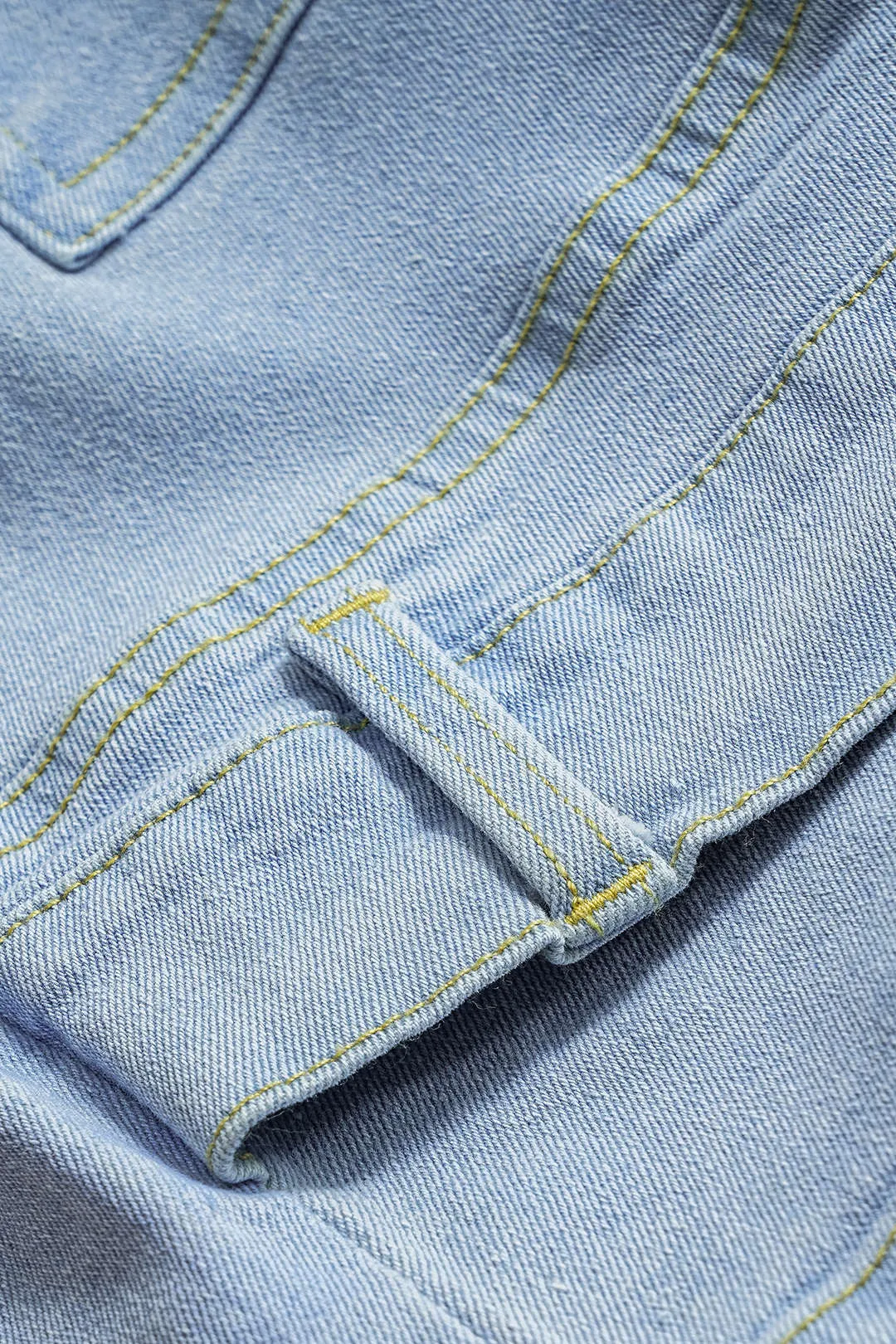 Denim asymmetri lomme shorts sold by Micas product image thumbnail 4