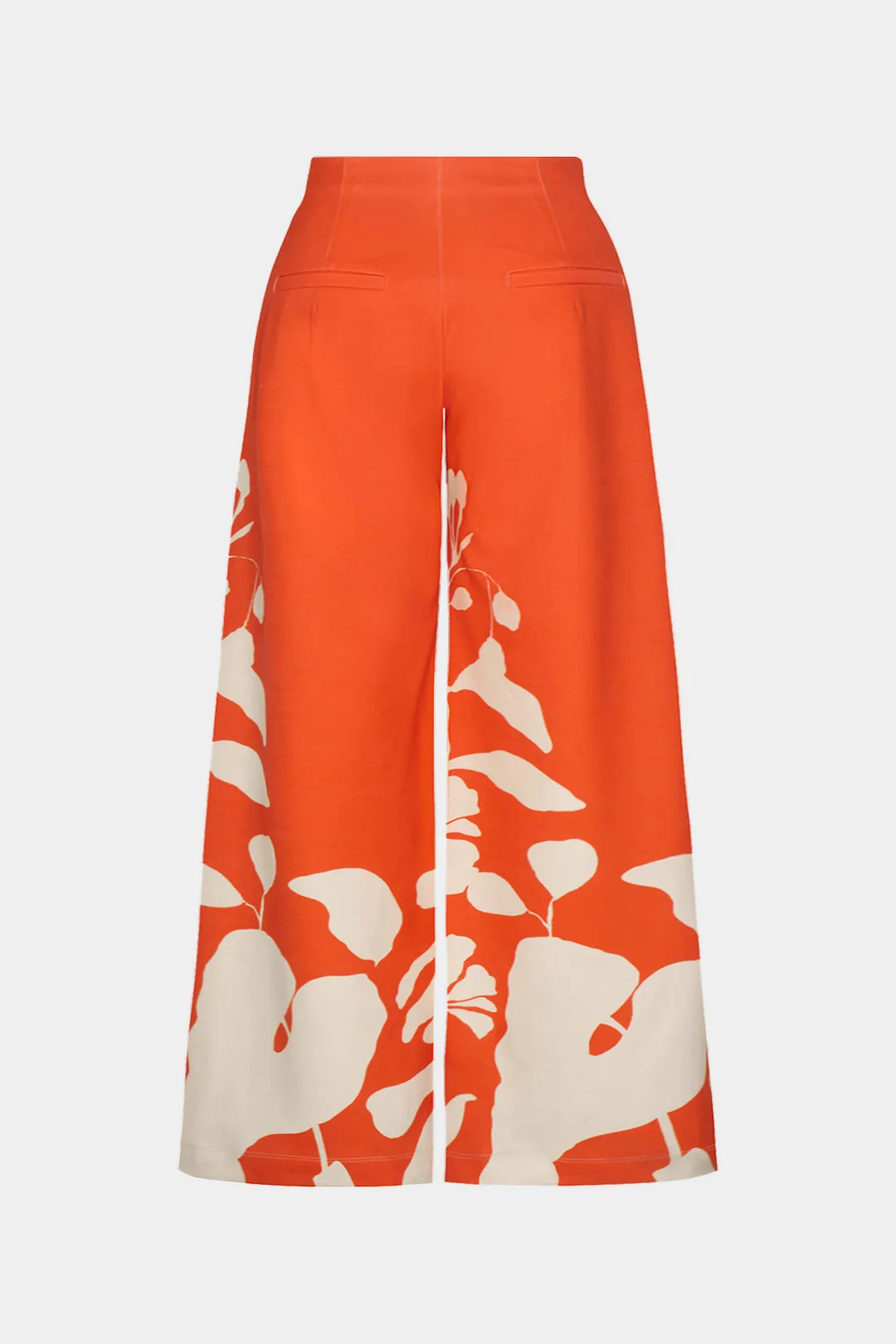 Plus størrelse blade print lynlås lomme brede ben bukser sold by Micas product image thumbnail 2