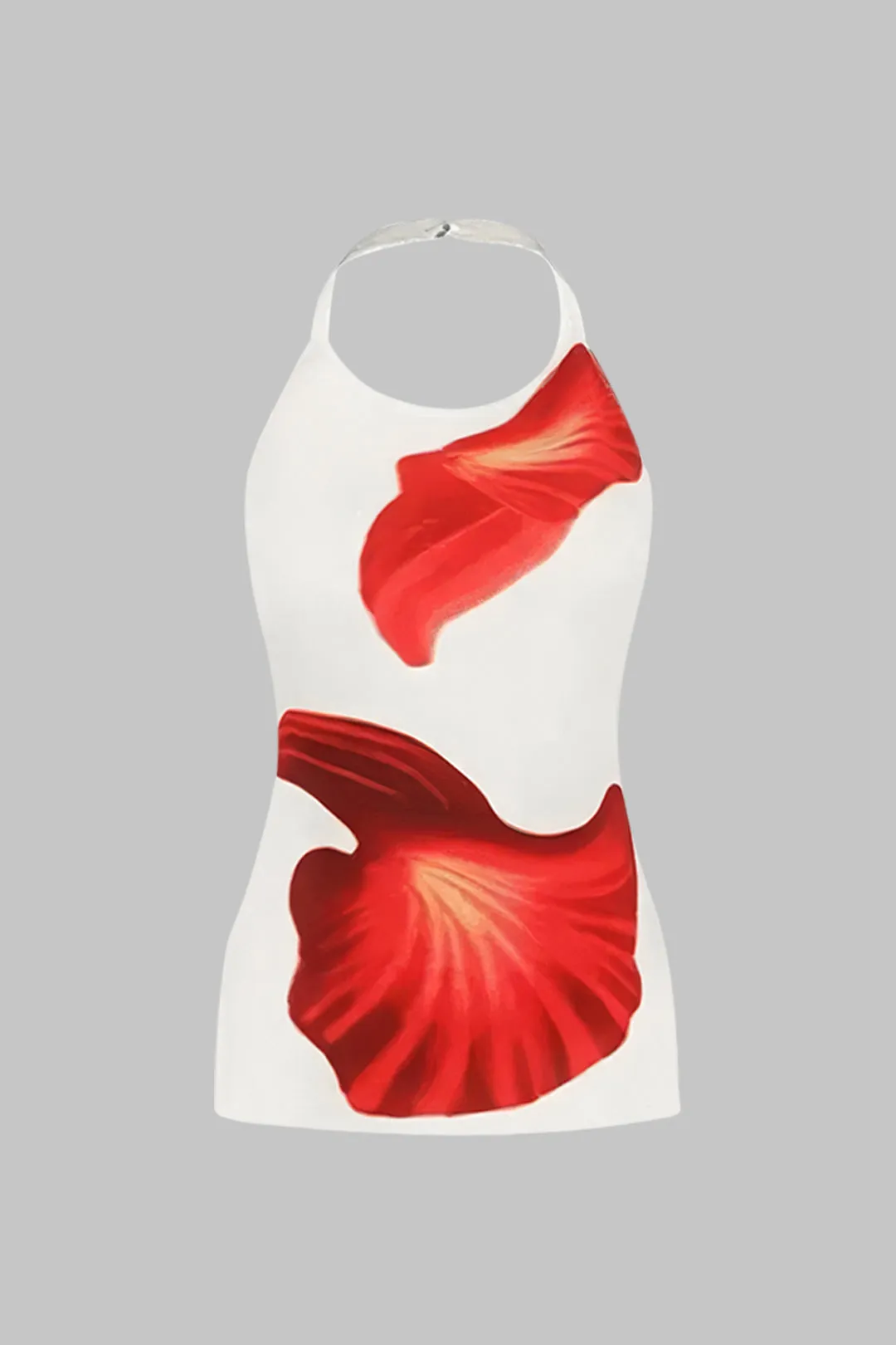 Floral Print Backless And Ruched Skirt Set sold by Micas product image thumbnail 2