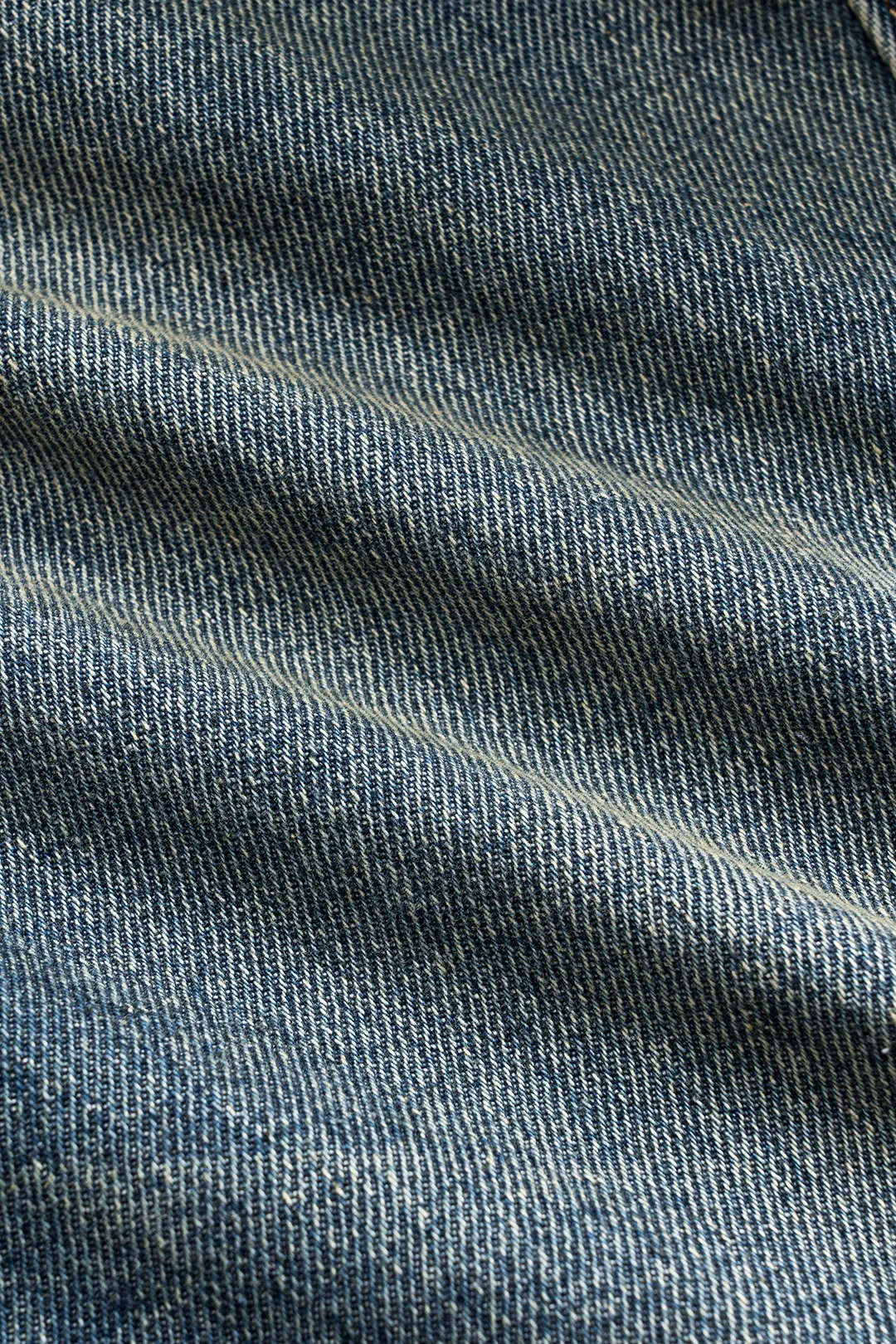 Denim knap lomme bred ben tønde jeans sold by Micas product image thumbnail 4