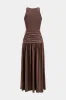 RUCHED KNOT Detalje ærmeløs maxi kjole sold by Micas