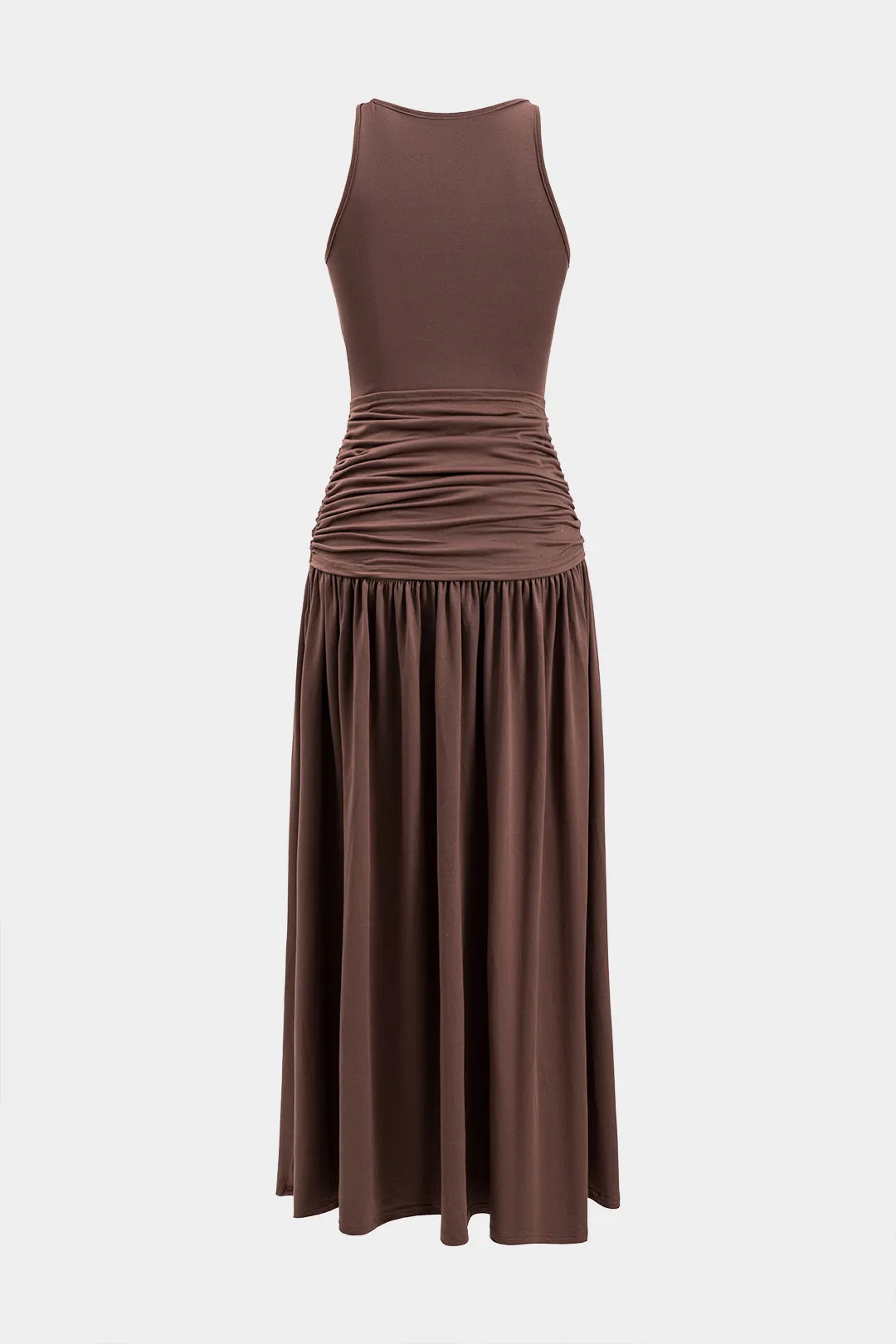 RUCHED KNOT Detalje ærmeløs maxi kjole sold by Micas product image thumbnail 2