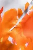 Blomsterprint satin ruched slips foran lynlås nederdel sold by Micas