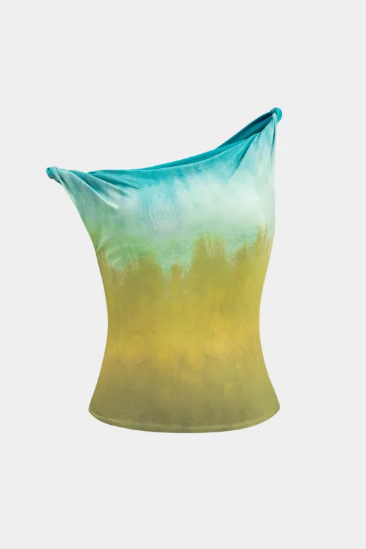 Kontrast RUCHED TWIST KNOT CAMI TOP sold by Micas