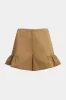 RUCHED Ruffle Zipper Shorts sold by Micas
