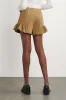 RUCHED Ruffle Zipper Shorts sold by Micas