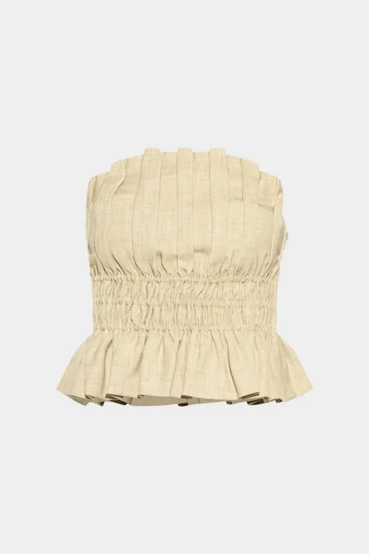 Solid linned plisseret rør top sold by Micas