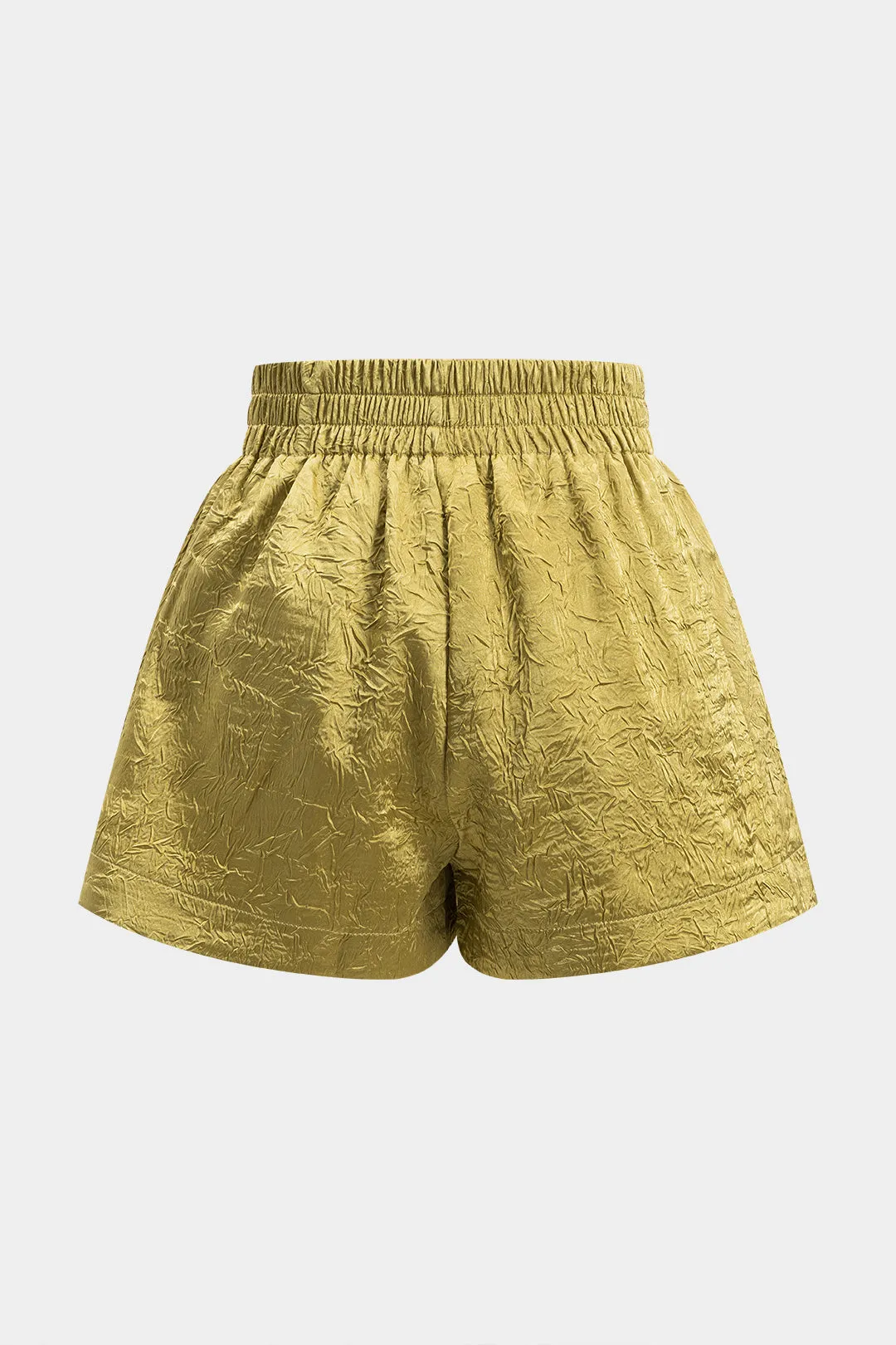 Solid teksturerede plisserede shorts sold by Micas product image thumbnail 2