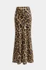 Leopard print lynlås nederdel sold by Micas