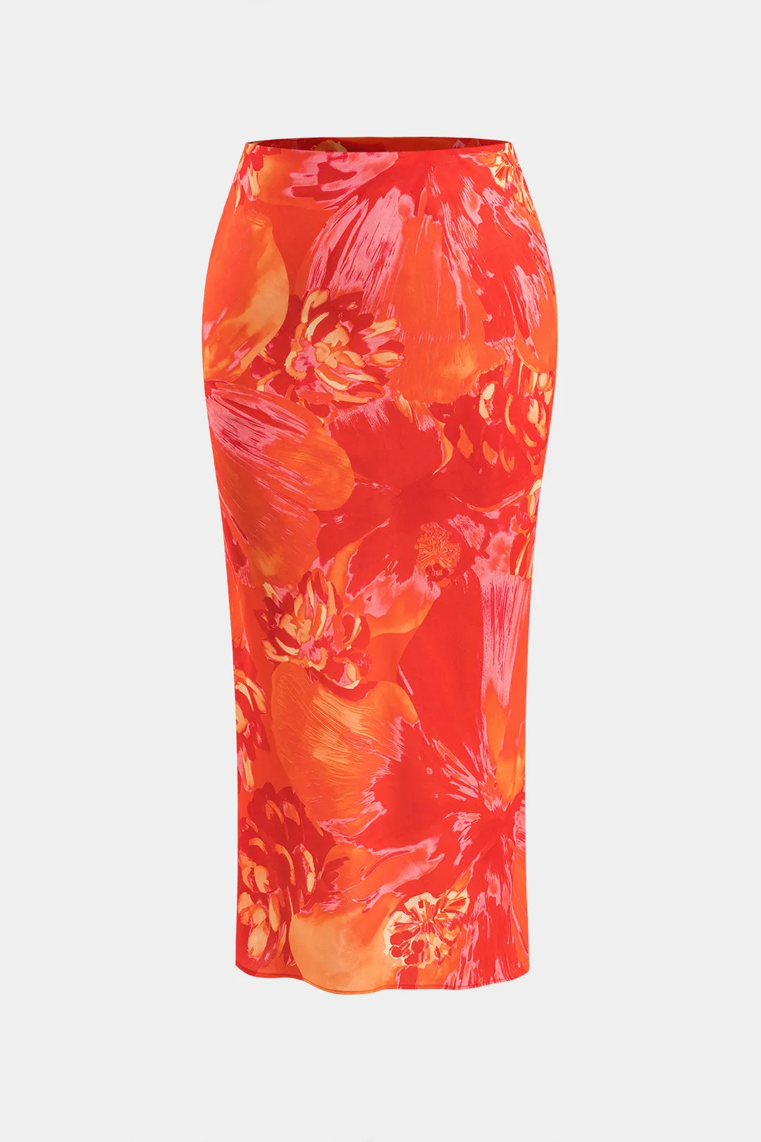 Plus størrelse blomsterprint nederdel sold by Micas