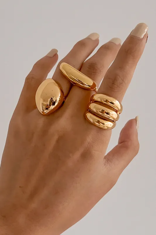 Metal åbne overdrevne ringe sold by Micas