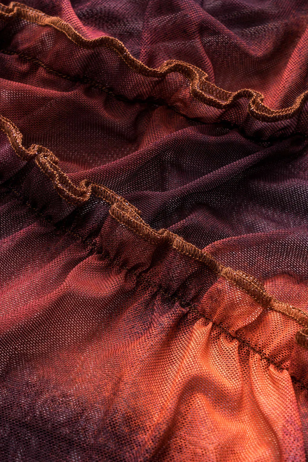 Tropisk print Ruched tunger ærmeløs midi -kjole sold by Micas product image thumbnail 4