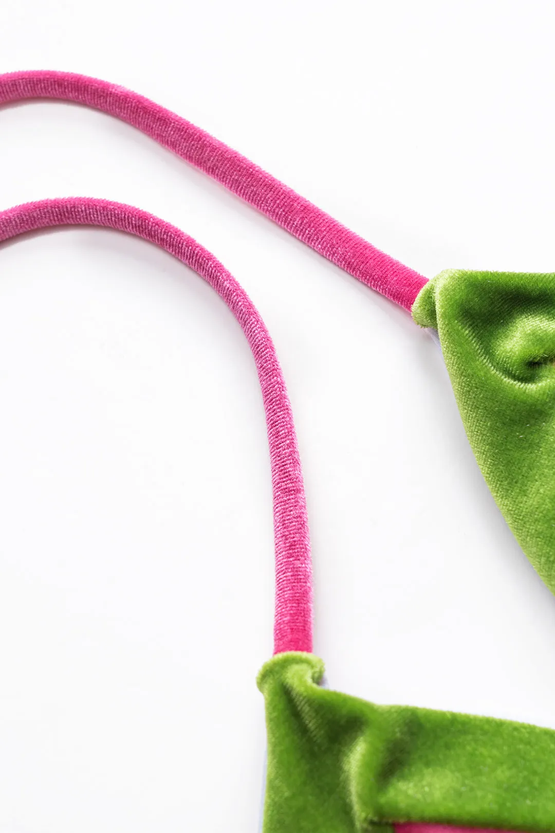 Velvet Metallic Patchwork Bikini Set sold by Micas product image thumbnail 4