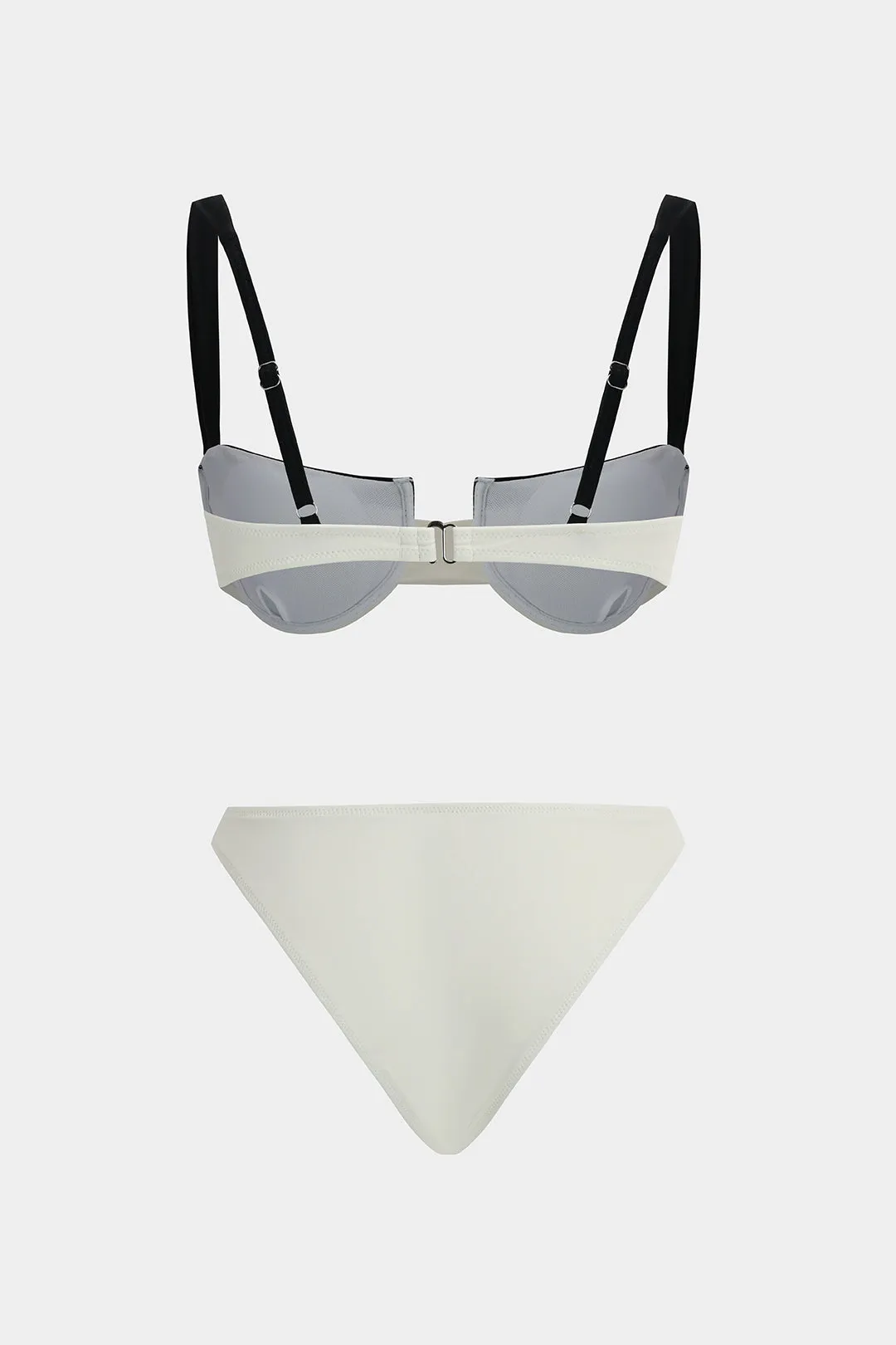 Kontrast Ruched Patchwork Bikini Set sold by Micas product image thumbnail 2