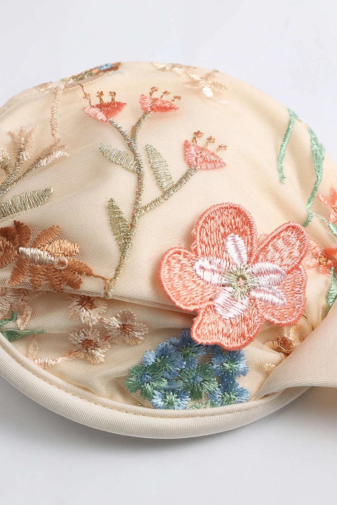 Mesh Embroidery Ruched Tie Up Bikini Set sold by Micas product image thumbnail 3