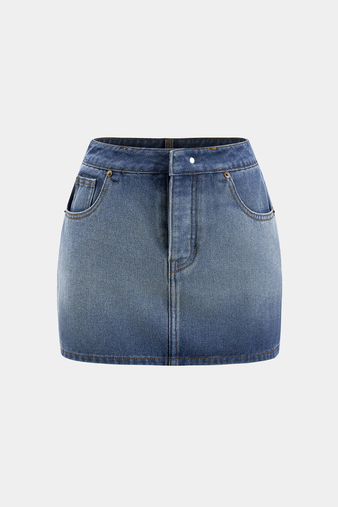 Reversibel denim lomme mini nederdel sold by Micas product image thumbnail 2