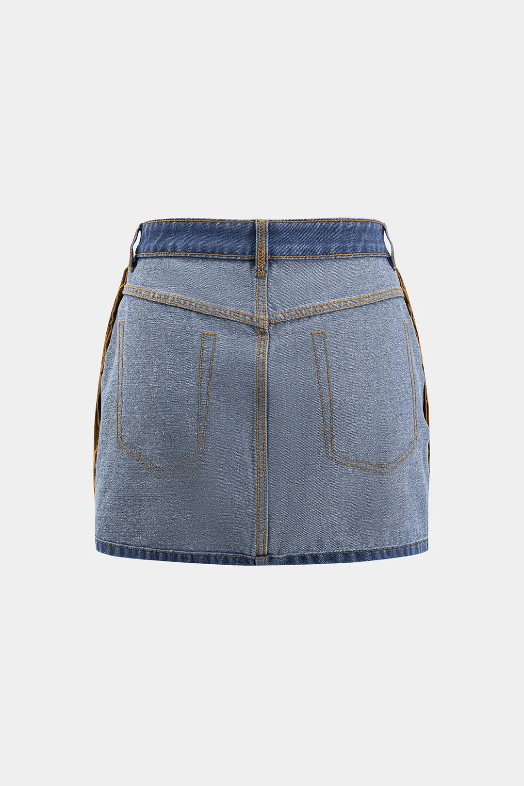 Reversibel denim lomme mini nederdel sold by Micas product image thumbnail 3
