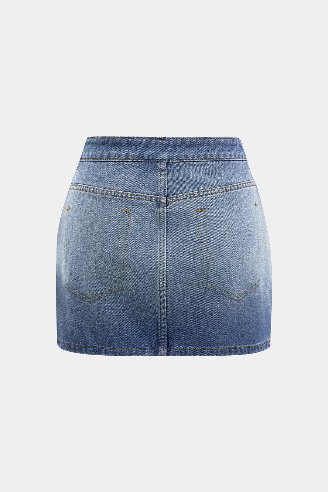 Reversibel denim lomme mini nederdel sold by Micas product image thumbnail 4