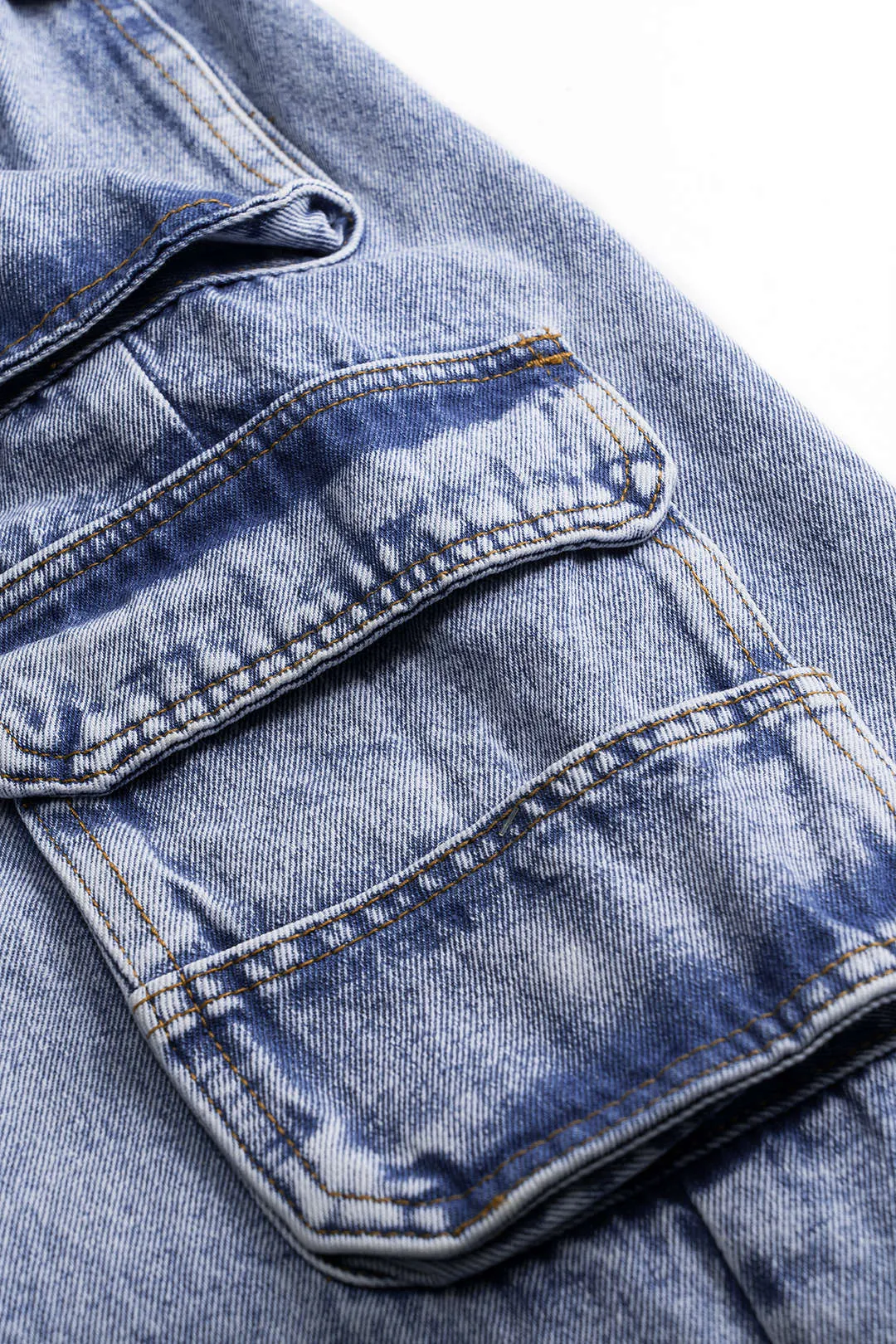 Denim klap lomme jeans sold by Micas product image thumbnail 4