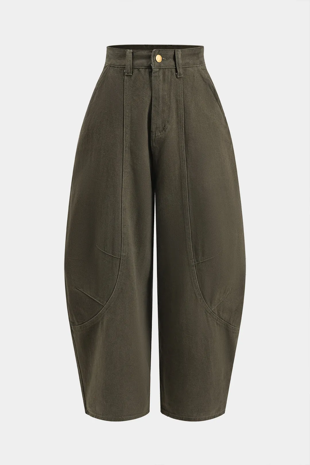 Denim brede ben tønde jeans sold by Micas