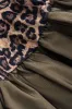 Leopard print ærmeløs rygfri stroppeløs mini kjole sold by Micas