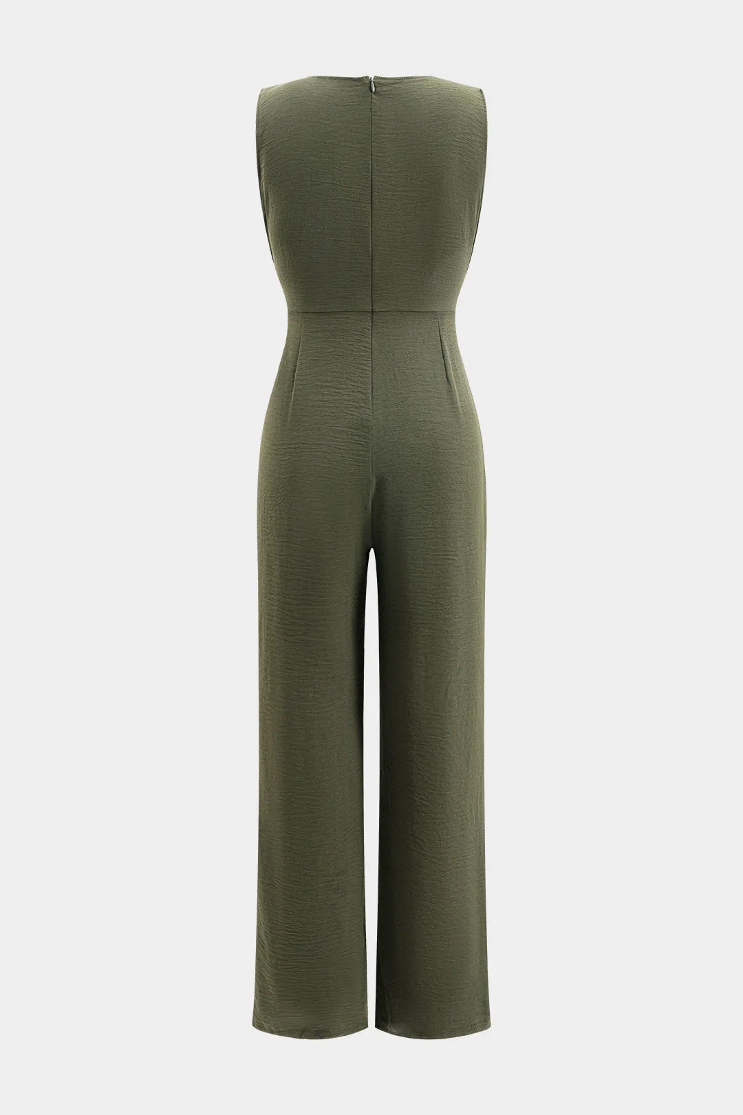 Tie front V-hals ærmeløs jumpsuit sold by Micas product image thumbnail 2