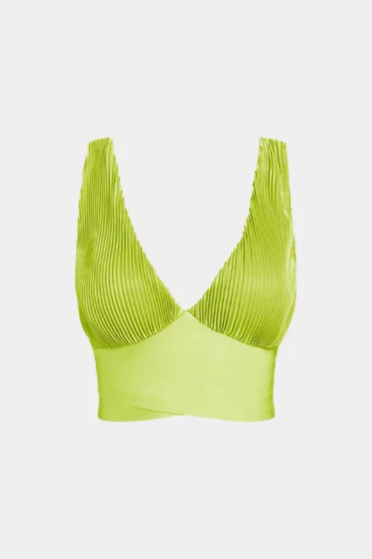 Plisset slip tank top sold by Micas