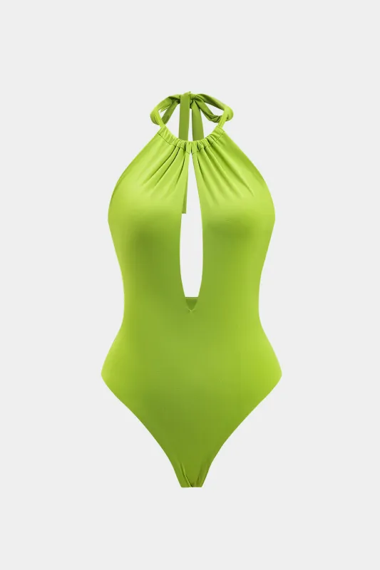 Bind bagløs hul ud ærmeløs bodysuit sold by Micas