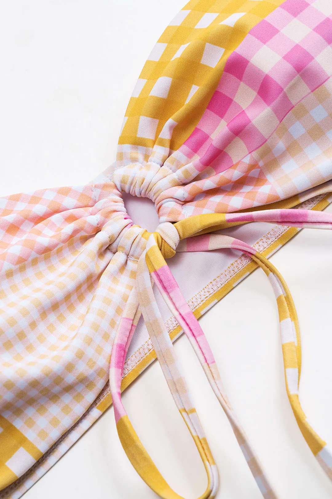 Trykt Strappy Tie-Up Bikini Set sold by Micas product image thumbnail 4