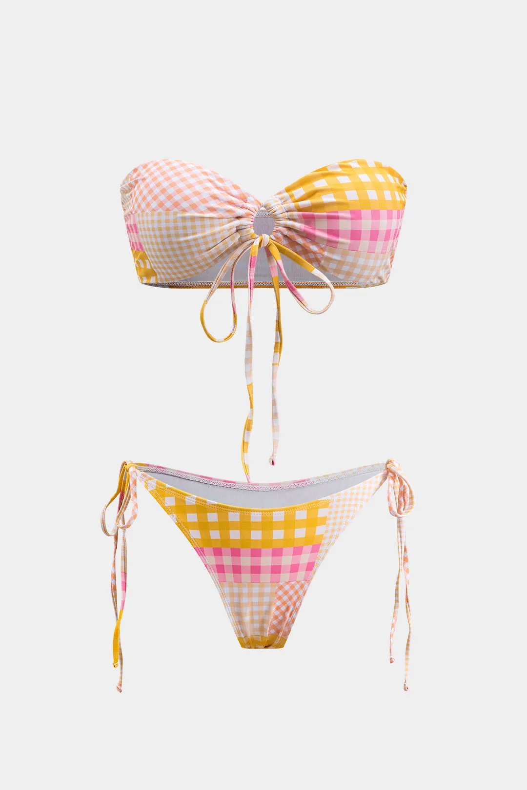 Trykt Strappy Tie-Up Bikini Set sold by Micas