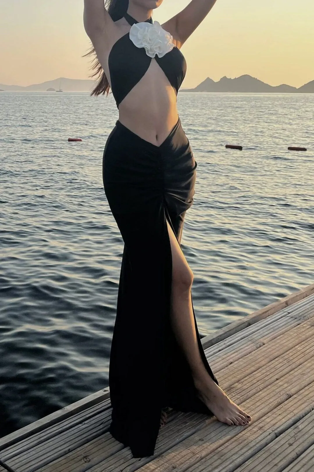 3d blomster cami top og nederdel sæt sold by Micas