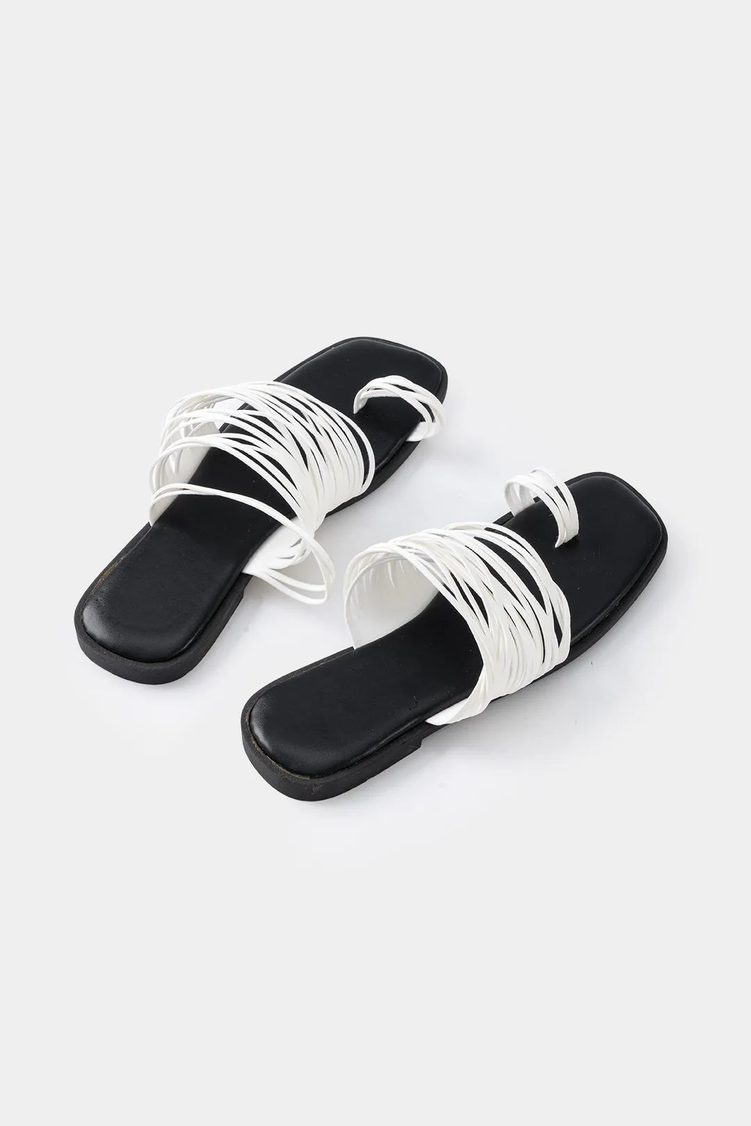 Faux læder firkantet tå flade hjemmesko sold by Micas product image thumbnail 2