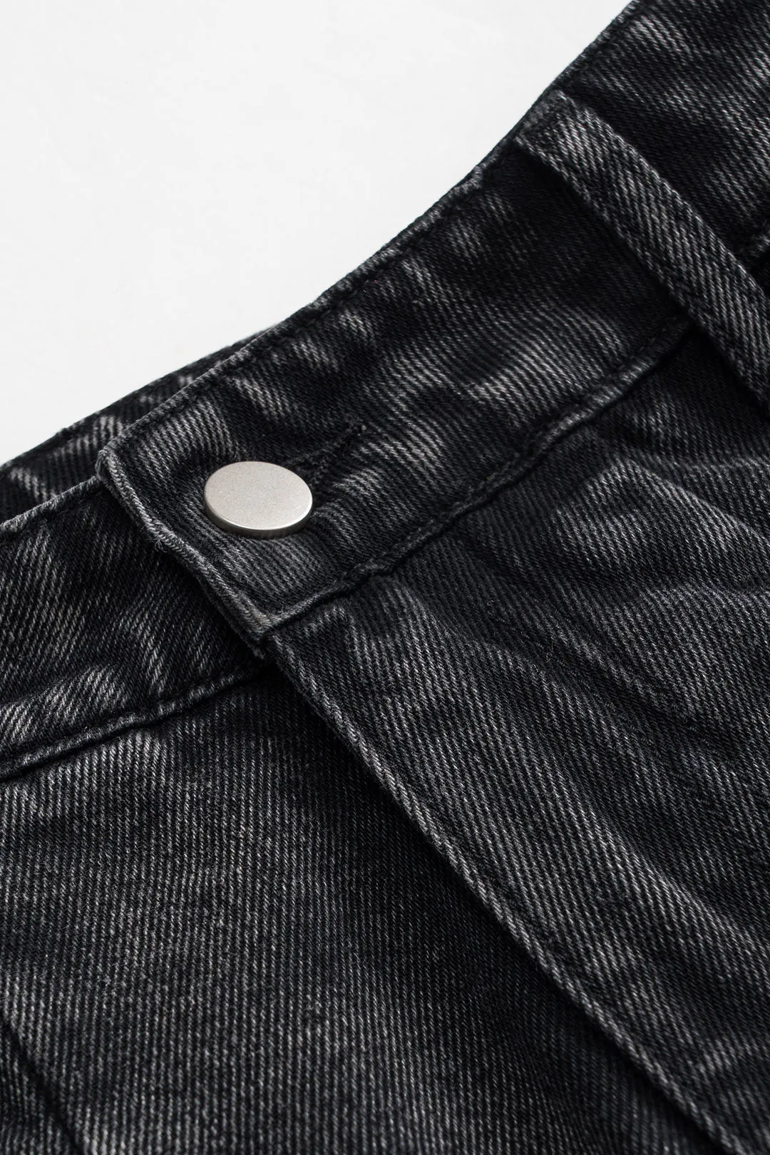 Denim plisserede vaskede shorts sold by Micas product image thumbnail 3
