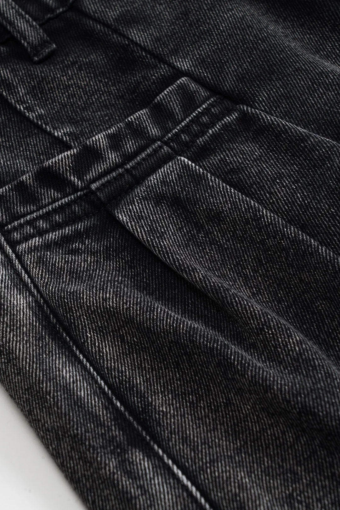 Denim plisserede vaskede shorts sold by Micas product image thumbnail 4