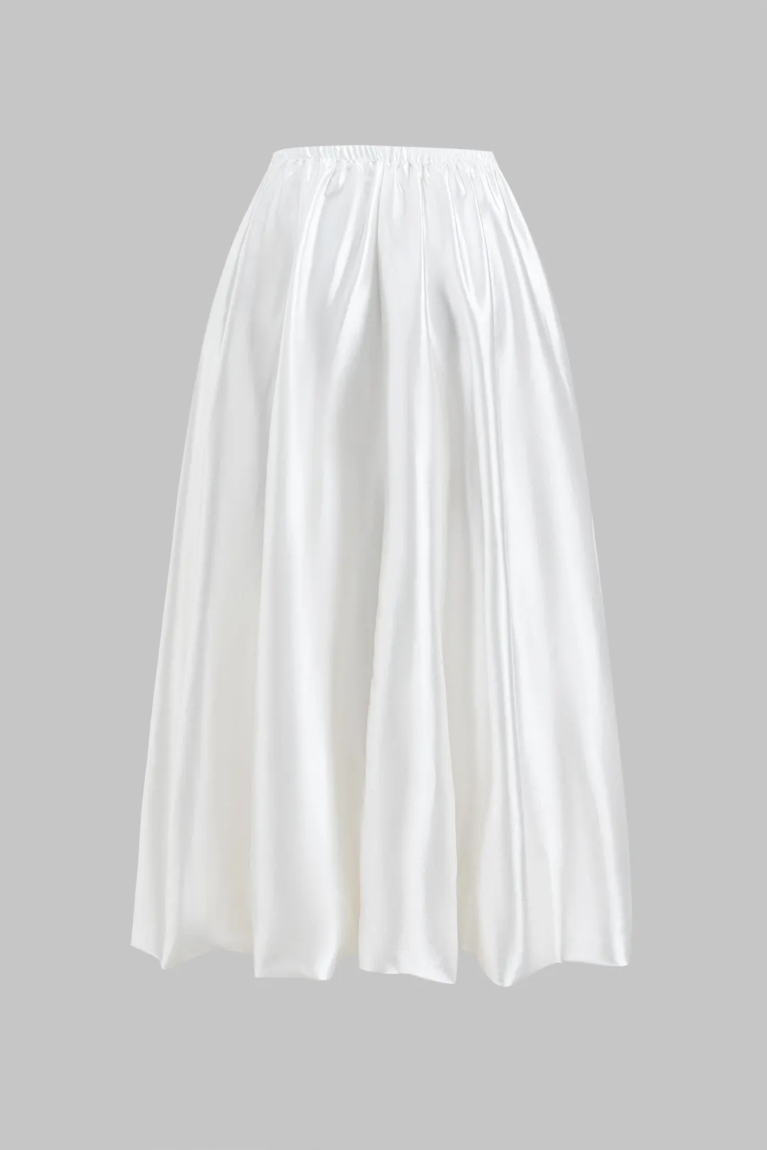 Satin høj talje nederdel sold by Micas product image thumbnail 2